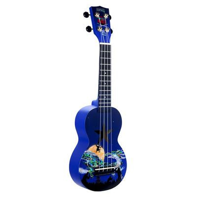 Mahalo Art Series soprano ukulele ninja, with bag - MA1NJ