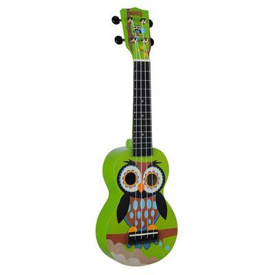 Mahalo Art Series soprano ukulele owl, with bag - MA1WL