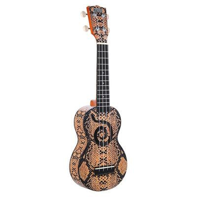 Mahalo Art Series soprano ukulele python, with bag -MA1PY