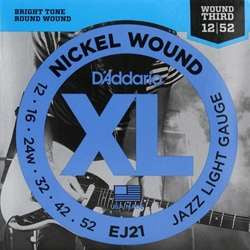 D'Addario EJ21 Snaren Voor Elektrische Gitaar 12-52