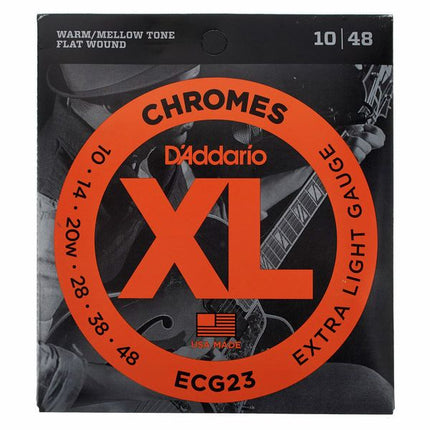 D'Addario ECG23 Chromes Snaren Voor Elektrische Gitaar 10-48