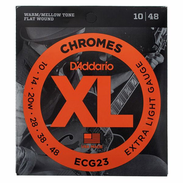 D'Addario ECG23 Chromes Snaren Voor Elektrische Gitaar 10-48