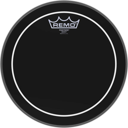 10'' Remo Pinstripe Ebony