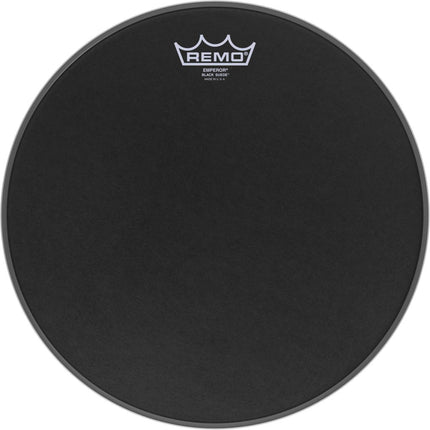 13" Remo emperor Black suede