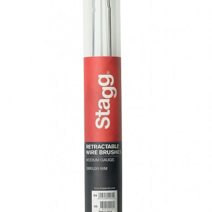 Stagg Retractable Wire Brush SBRU20-WM
