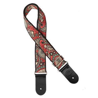 Gaucho Traditional Strap White-Red-Turquoise