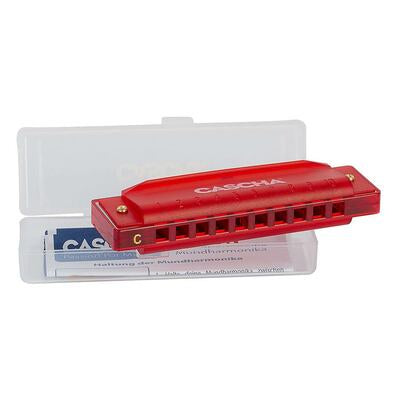 Cascha Fun Blues Harmonica Rood