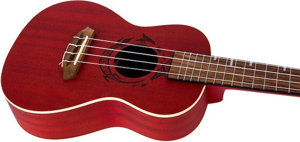 Flight Concert Uke DUC 380 CORAL Mahogany Red