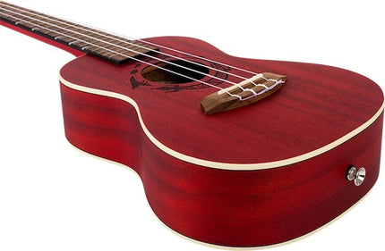 Flight Concert Uke DUC 380 CORAL Mahogany Red