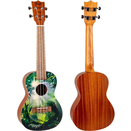 Flight Concert Uke AUC-33 Jungle Spruce/Sapele