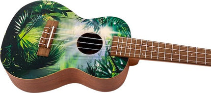 Flight Concert Uke AUC-33 Jungle Spruce/Sapele
