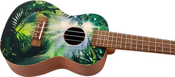 Flight Concert Uke AUC-33 Jungle Spruce/Sapele