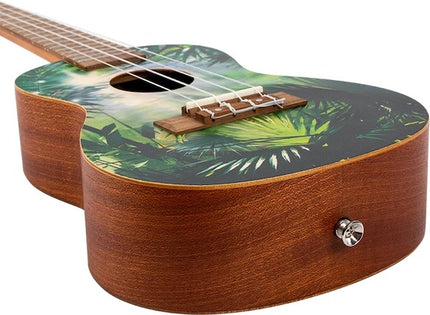 Flight Concert Uke AUC-33 Jungle Spruce/Sapele