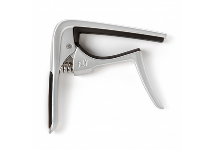 Dunlop Trigger Fly Capo Akoestisch/Elektrisch Gitaar Gun Metal Grey - 63CSC