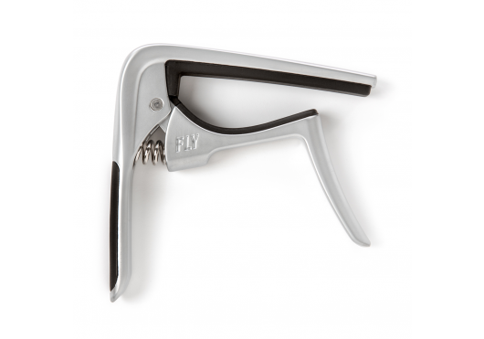 Dunlop Trigger Fly Capo Akoestisch/Elektrisch Gitaar Gun Metal Grey - 63CSC