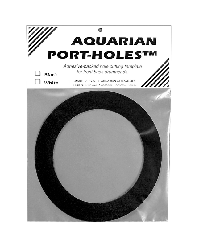 Aquarian Bass Drum Port Hole, 5", Black - PHBK