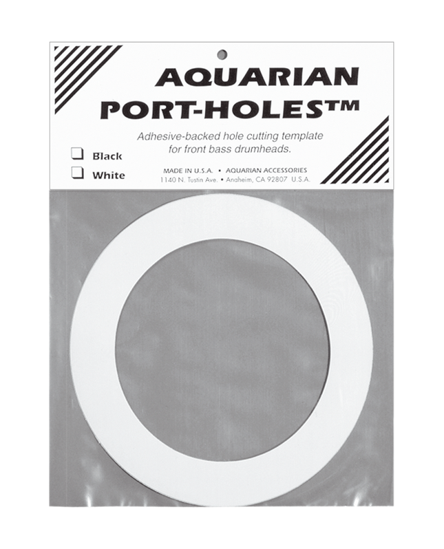 AQUARIAN Bass Drum Port Hole, 5", white PHWT