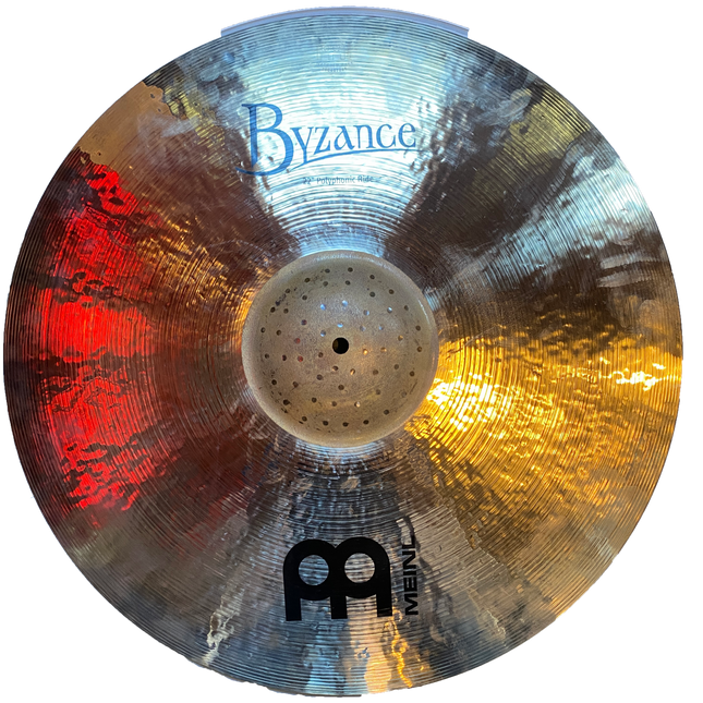 22" Meinl Byzance Polyphonic Brilliant Ride B22POR-B