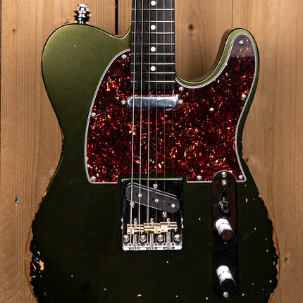 Patina T-stijl SS Alnico V Sherwood Groen Nitro Relic