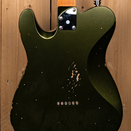 Patina T-stijl SS Alnico V Sherwood Groen Nitro Relic