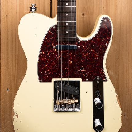 Patina T-stijl Alnico V White Nitro Relic