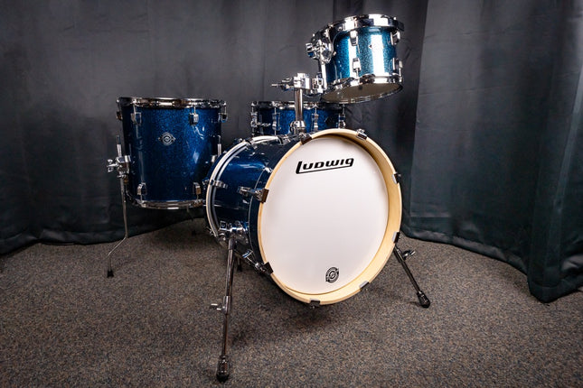 Ludwig Breakbeats serie Deep blue sparkle Shell set