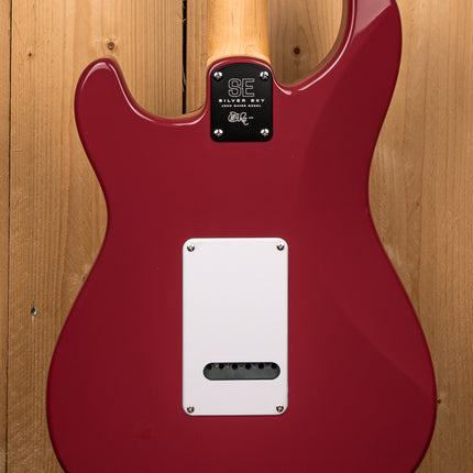 PRS SE Silver Sky Rosewood Derby Red