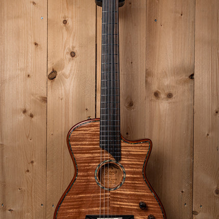 Bromo Fusion Craft Series hollow body solid electric nylon guitar BEN2C