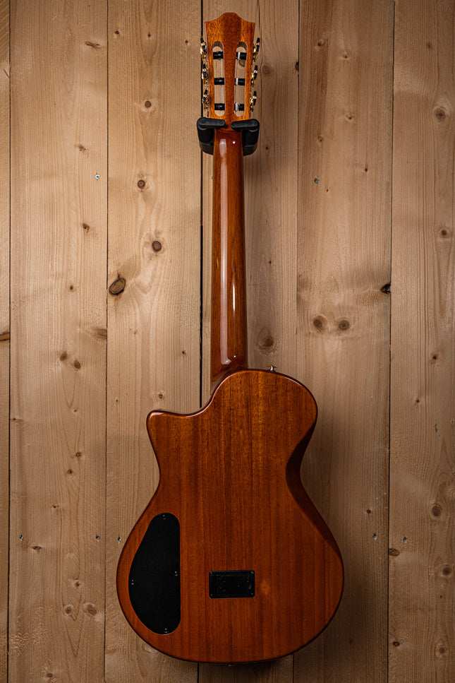 Bromo Fusion Craft Series hollow body solid electric nylon guitar BEN2C