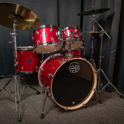 Mapex Venus Fusion Compleet drumstel - Crimson Red Sparkle, Steel Blue Metallic, Black Galaxy Sparkle, Blue Sky Sparkle