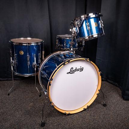 Ludwig Continental Club 20 Blue Sparkle