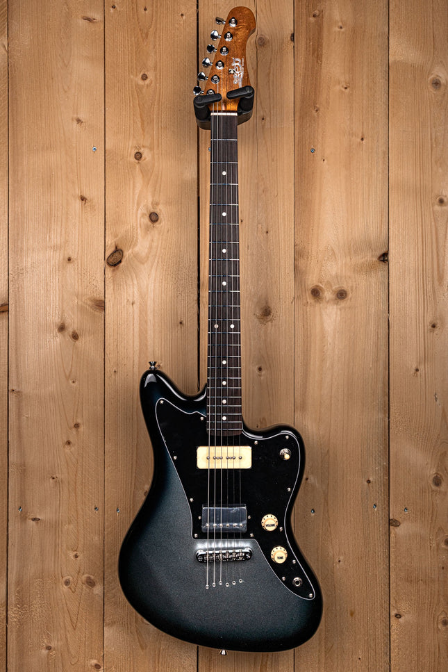 Jet Guitars JJ-350 Baritone H-P90 Moonburst elektrische gitaar