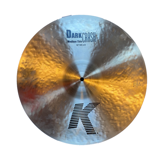 18-inch Zildjian K Dark Medium Thin Crash