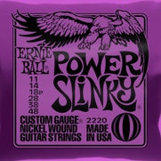 Ernie Ball 2220 Power Slinky Snaren Voor Elektrische Gitaar 11-48