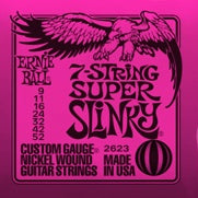 Ernie Ball 2623 7-String Slinky Snaren Voor Elektrische Gitaar 9-52