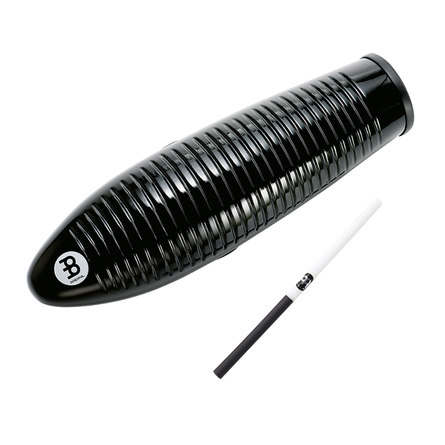 MEINL HAND PERCUSSION FIBERGLASS GÜIRO, BLACK - GU7BK