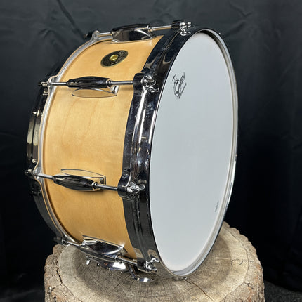 Gretsch USA Custom Maple Satin Natural 14x6.5'' Snaredrum