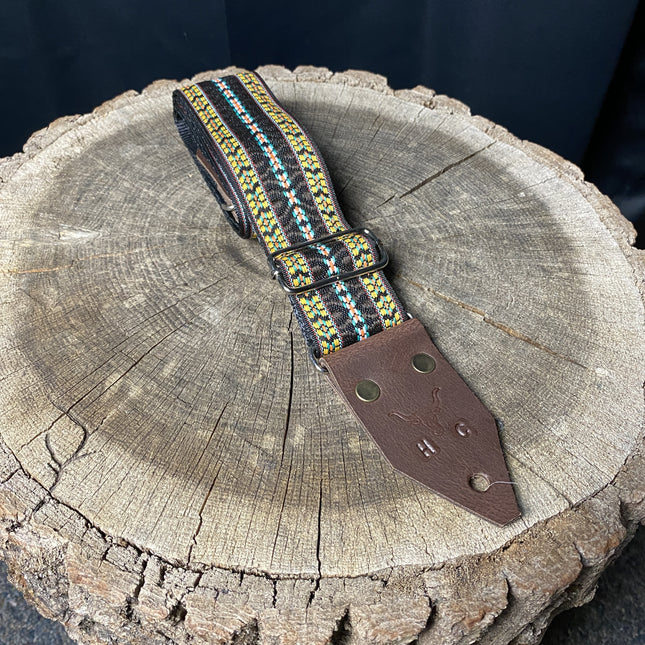 Holy Cow Strap black-Yellow
