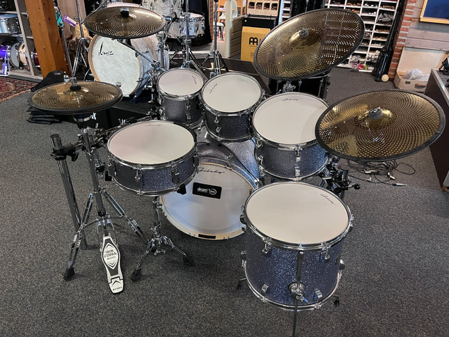 Jobeky E-Drums inclusief rack, cymbals, Roland TD-20 module (occasion)