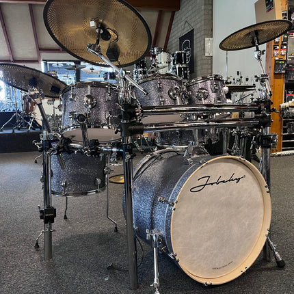 Jobeky E-Drums inclusief rack, cymbals, Roland TD-20 module (occasion)