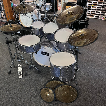 Jobeky E-Drums inclusief rack, cymbals, Roland TD-20 module (occasion)