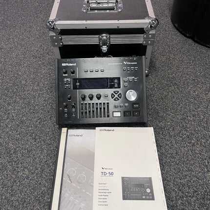 Roland TD-50 module inclusief flightcase (occasion)