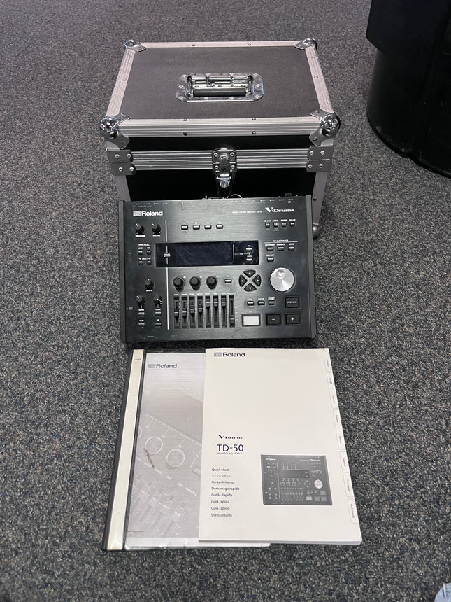 Roland TD-50 module inclusief flightcase (occasion)