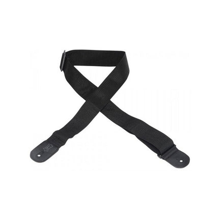 5 cm wide polypropylene guitar strap - Black