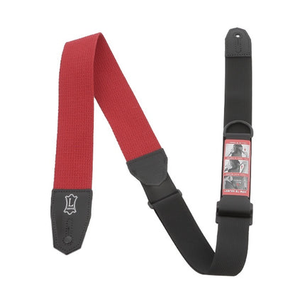 RipChrod strap, 5 cm cotton guitar strap - Red