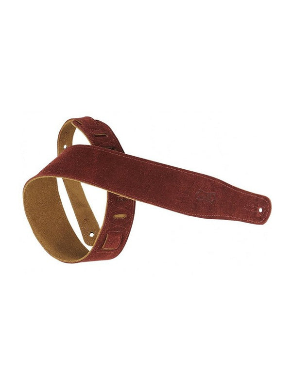 Levy's Wide suede guitar strap LEV-MS26-BRG