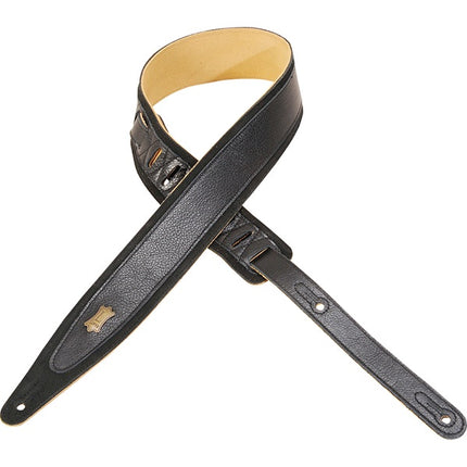 Levy's suede guitar strap LEV-MS317CO-BLK