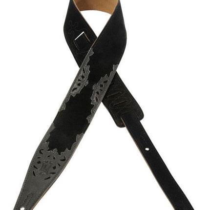 Levy's suede guitar strap LEV-MS317PAI-BLK