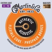 Martin MA535FX Akoestische Gitaar Snaren Phosphor Bronze 11-52