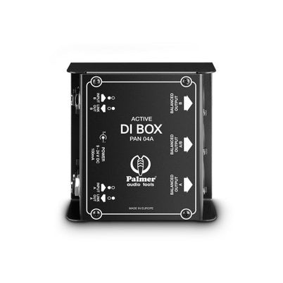 Palmer PAN 04 A – Actieve 2-Kanaals DI-Box voor Krachtige Signaaloverdracht